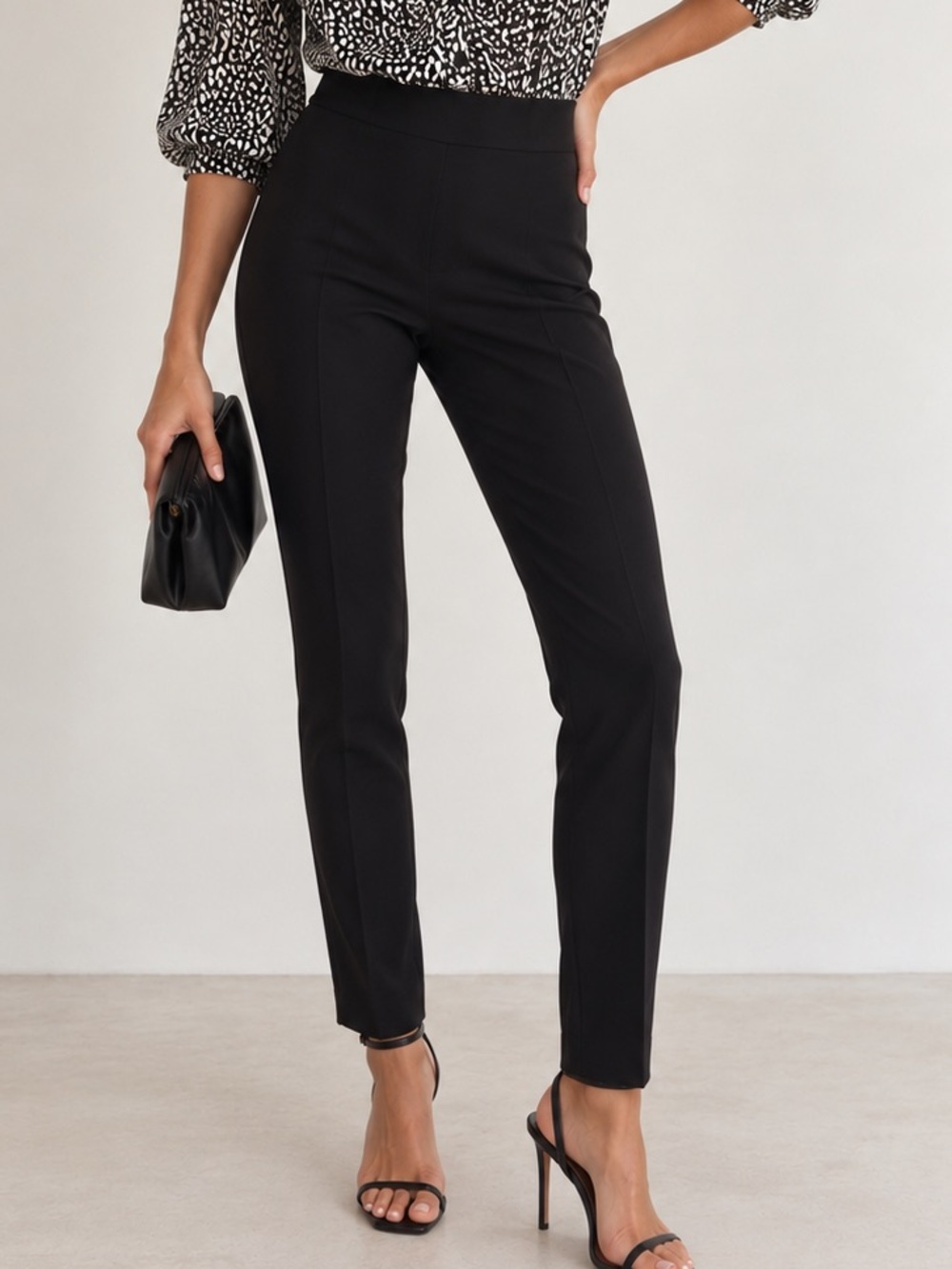 House of CB Mereil Tailored Tuxedo Pants Slacks Trousers High Rise Going Out XS